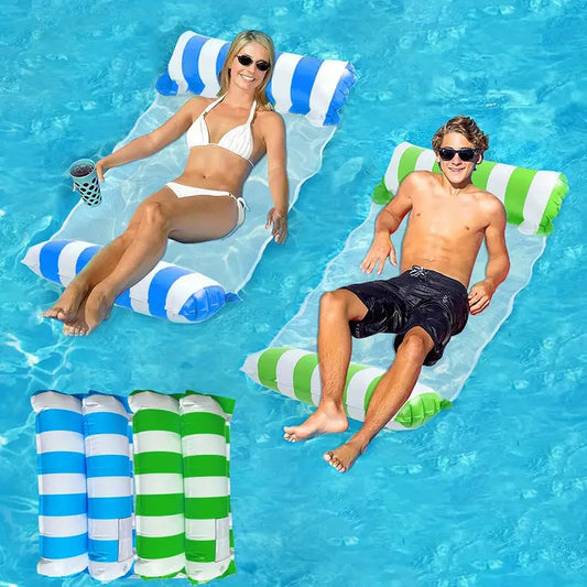 FloatyLuxe – Le hamac flottant qui transforme ta piscine en spa privé